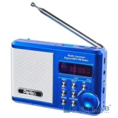 Perfeo мини-аудио Sound Ranger, FM MP3 USB microSD In/Out ридер, BL-5C 1000mAh, синий (PF-SV922BLU) [PF_3183] 