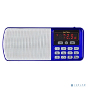 Perfeo радиоприемник цифровой ЕГЕРЬ FM+ 70-108МГц/ MP3/ питание USB или BL5C/ цвет синий (i120-BL) [PF_5027] 