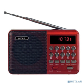 Perfeo радиоприемник цифровой PALM FM+ 87.5-108МГц/ MP3/ питание USB или 18650/ красный (i90-red) [PF_A4871] 