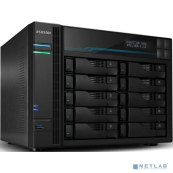 ASUSTOR AS6510T NAS/Media player/Intel Atom C3538 2,1GHz(Quad-Core), 8GB SO-DIMM DDR4, noHDD(HDD,SSD),/2x10GbE+2x2,5Gbe(LAN)/2xUSB3.2,HDMI/M.2/4ip camera license ; 90IX0191-BW3S10 