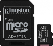 Micro SecureDigital 32Gb Kingston SDCS2/32GB {MicroSDHC Class 10 UHS-I, SD adapter} 