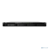 Synology RS1619xs+ Сетевое хранилище Rack 1U,QC 2.2GHz CPU/8GB(upto64GB)/RAID 0,1,10,5,6,F1/upto4 HS HDD(3.5"/2.5"SATA)or2xM.2 2280 NVMe/SATA SSD(upto16withRX1217/ RX1217RP)/2xUSB/4GbE(+1Expslot) 