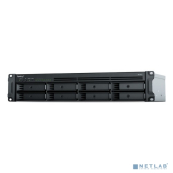 Synology RS1221RP+ Сетевое хранилище QC2.2GHzCPU/4GbDDR4(upto32)/RAID0,1,5,6,10/upto 8 hot plug HDDs SATA(3,5'or2,5')(upto 12 with RX418)/2xUSB3.2/1eSATA/iSCSI/4xGbE(+1Expslot)/2xIPcam(upto 40)/2xPS  