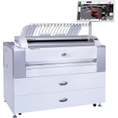 МФУ ROWE ecoPrint i4 и Scan 450i, 2рулона, 6 м/мин, стандартный выходной лоток сзади МФУ ROWE ecoPrint i4 и Scan 450i, 2рулона, 6 м/мин, стандартный выходной лоток сзади