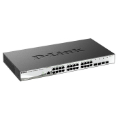 D-Link DGS-1210-28X/ME/B1A Управляемый L2 коммутатор с 24 портами 10/100/1000Base-T и 4 портами 10GBase-X SFP+