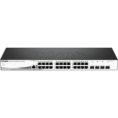 D-Link DGS-1210-28/ME/A2B Управляемый L2 коммутатор с 24 портами 10/100/1000Base-T и 4 портами 1000Base-X SFP