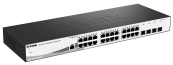 D-Link DGS-1210-28/ME/A2B Управляемый L2 коммутатор с 24 портами 10/100/1000Base-T и 4 портами 1000Base-X SFP