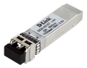 D-Link 431XT/B1A  PROJ Трансивер SFP+ с 1 портом 10GBase-SR для многомодового оптического кабеля (до 300 м, разъем Duplex LC) 