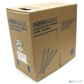 Кабель NEOMAX [NM20001] F/UTP cat.5e 4 пары (305 м) 0.52 мм (24 AWG) Медь, PVC;  Fluke Tested 