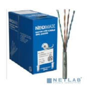Кабель NEOMAX [NM10611] U/UTP cat.6 4 пары (305 м) 0.57 мм (23 AWG) Медь; LSZH;  Fluke Tested 