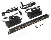 Патч-панель Lanmaster POE LAN-PP16-POE/A2 19" 1U 16xRJ45 кат.5e 
