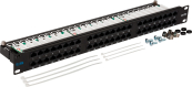 Патч-панель Lanmaster TWT-PP48/1U-U5E 19&quot; 1U 48xRJ45 кат.5e UTP 