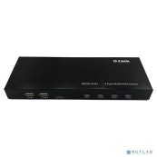 D-Link DKVM-410H/A2A 4-портовый KVM-переключатель с портами HDMI и USB
