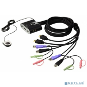 *** см арт 1223719 *** ATEN  Переключатель KVM (CS692-AT) KVM+Audio,  1 user USB+HDMI =&gt;  2 cpu USB+HDMI, со встр.шнурами USB+Audio 2x1.2м., 1920x1200, настол., исп.стандарт. 