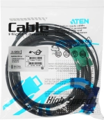 ATEN 2L-5203U Кабель KVM USB(тип А Male)+HDB15(Male) <-> SPHD15(Male) 3,0м., черный. ATEN 2L-5203U Кабель KVM USB(тип А Male)+HDB15(Male) <-> SPHD15(Male) 3,0м., черный.