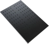 ЦМО Полка перфорированная грузоподъёмностью 100 кг., глубина 750 мм, цвет черный (СВ-75У-9005) 