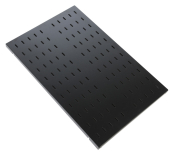 ЦМО Полка перфорированная грузоподъёмностью 100 кг., глубина 620 мм, цвет черный (СВ-62У-9005) 