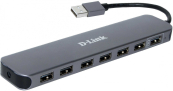 D-Link DUB-H7/E1A Концентратор с 7 портами USB 2.0 (1 порт с поддержкой режима быстрой зарядки) D-Link DUB-H7/E1A Концентратор с 7 портами USB 2.0 (1 порт с поддержкой режима быстрой зарядки)