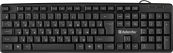 Defender Клавиатура  Element HB-520 Black USB [45522] {Проводная, 108кн.+ 3доп.} 