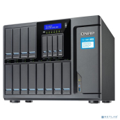 QNAP TS-1685-D1531-16G Сетевое хранилище 16-tray w/o HDD (12 x 2.5"/3.5" and 4 x 2.5" SSD slot), 6xM.2 Slot, 6-core Intel Xeon D-1531, 2.2 GHz, 16GB RAM (8GB UDIMM x 2) up to 128GB (32GBx4)