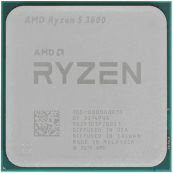 CPU AMD Ryzen 5 3600 OEM (100-000000031) {3.6GHz up to 4.2GHz Without Graphics  AM4} 