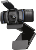 960-001252/960-001257 Logitech HD Pro Webcam C920S, { черный, 3Mpix, USB2.0, с микрофоном для ноутбука } 