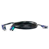 D-Link DKVM-CB/1.2M/B1A Кабель KVM длиной 1,2 м с разъемами VGA и PS/2 