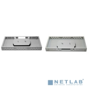 Hyperline FO-19R-1U-3xSLT-W140H42-24UN-GY Бокс оптический универсальный 19", от 8 до 24 портов (SC, duplex LC, ST, FC), со сплайс пластиной, без пигтейлов и проходных адаптеров, 1U, серый 