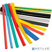 Iek UDRS-D8-1-K52 Термоусадочная трубка ТТУ нг-LS 8/4 жел-зеленая 1 м  (упак. 50 шт.) 