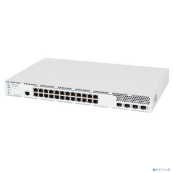 ELTEX MES3400-24 Ethernet-коммутатор агрегации 24 порта 10/100/1000BASE-T (RJ-45), 4 порта 1000BASE-X (SFP)/10GBASE-R (SFP+), L3, 2 слота для модулей питания
