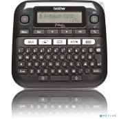  Brother PT-D210 Принтер для печати наклеек (настольный,от 3,5 до 12мм,20мм/сек,180т/д,однострочный,только ленты TZE) 