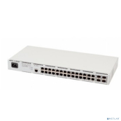 Ethernet-коммутатор MES2428P, 24 порта 10/100/1000BASE-T (PoE/PoE+), 4 Combo-порта 10/100/1000BASE-T/100BASE-FX/1000BASE-X, L2, 220В AC