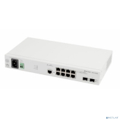 ELTEX MES2408B Ethernet-коммутатор 8 портов 10/100/1000BASE-T, 2 порта 100BASE-FX/1000BASE-X, L2,220В AC, 12В