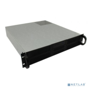 Procase Корпус 2U server case,4x5.25+2HDD,черный,без блока питания(PS/2,mini-redundant),глубина 450мм,mATX 9.6"x9.6"