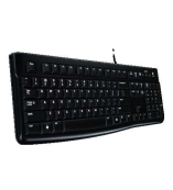 920-002506 Logitech Клавиатура K120 EER Black 104 клавиши, защита от воды, USB 1.5м 