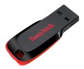 SanDisk USB Drive 64Gb Cruzer Blade SDCZ50-064G-B35 {USB2.0, Black-Red}   