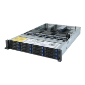 Платформа системного блока R282-Z93 2U, 2x Epyc 7002/7003 (up to 240W), 32x DIMM DDR4, 12x 3.5" SAS/SATA, 2x 1Gb/s (Intel I350-AM2), 5x PCIE Gen 4 x16 (support 3x double slot GPU), 1x OCP 3.0 x16, 1x 