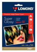 1103102 LOMOND Суперглянцевая фотобумага 10x15, 260г/м2, 20 л. 1103102 LOMOND Суперглянцевая фотобумага 10x15, 260г/м2, 20 л.