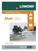 LOMOND 0102033 Матовая бумага 2х А4, 50л, 200г/м2 LOMOND 0102033 Матовая бумага 2х А4, 50л, 200г/м2