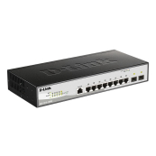 D-Link DGS-1210-10/ME/B1A Коммутатор 2 уровня с 8 портами 10/100/1000Base-T и 2 портами 1000Base-X SFP 