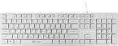 Клавиатура Oklick 500M белый USB slim Multimedia  [1061586] 