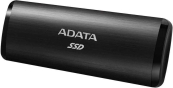 SSD 512GB A-DATA SE760, External, USB 3.2 Type-C, черный ASE760-512GU32G2-CBK 