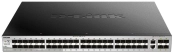 D-Link DGS-3130-54S/B1A PROJ Управляемый L3 стекируемый коммутатор с 48 портами 1000Base-X SFP, 2 портами 10GBase-T и 4 портами 10GBase-X SFP+