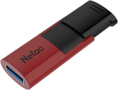 Netac USB Drive 64GB U182 NT03U182N-064G-30RE USB3.0 красный/черный Netac USB Drive 64GB U182 NT03U182N-064G-30RE USB3.0 красный/черный