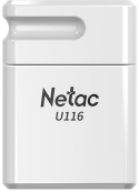 Netac USB Drive 16GB U116 USB2.0, retail version [NT03U116N-016G-20WH] 