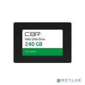 CBR SSD-240GB-2.5-LT22, Внутренний SSD-накопитель, серия &quot;Lite&quot;, 240 GB, 2.5&quot;, SATA III 6 Gbit/s, SM2259XT, 3D TLC NAND, R/W speed up to 550/520 MB/s, TBW (TB) 120 