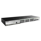 D-Link DGS-1210-28/ME/B1A Управляемый коммутатор 2 уровня с 24 портами 10/100/1000Base-T и 4 портами 1000Base-X SFP