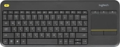 920-007173 Logitech Клавиатура K400 Wireless Touch Plus Keyboard RU/LAT 920-007173 Logitech Клавиатура K400 Wireless Touch Plus Keyboard RU/LAT