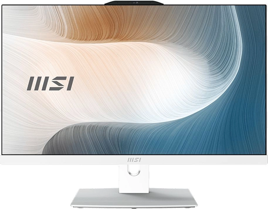 MSI Modern AM242P 1M-1023XRU [9S6-AE0722-1023] Whhite 23.8" {FHD 5 120U/16Gb/1Tb+ 256ГБ SSD/Intel Graphics/noOS}