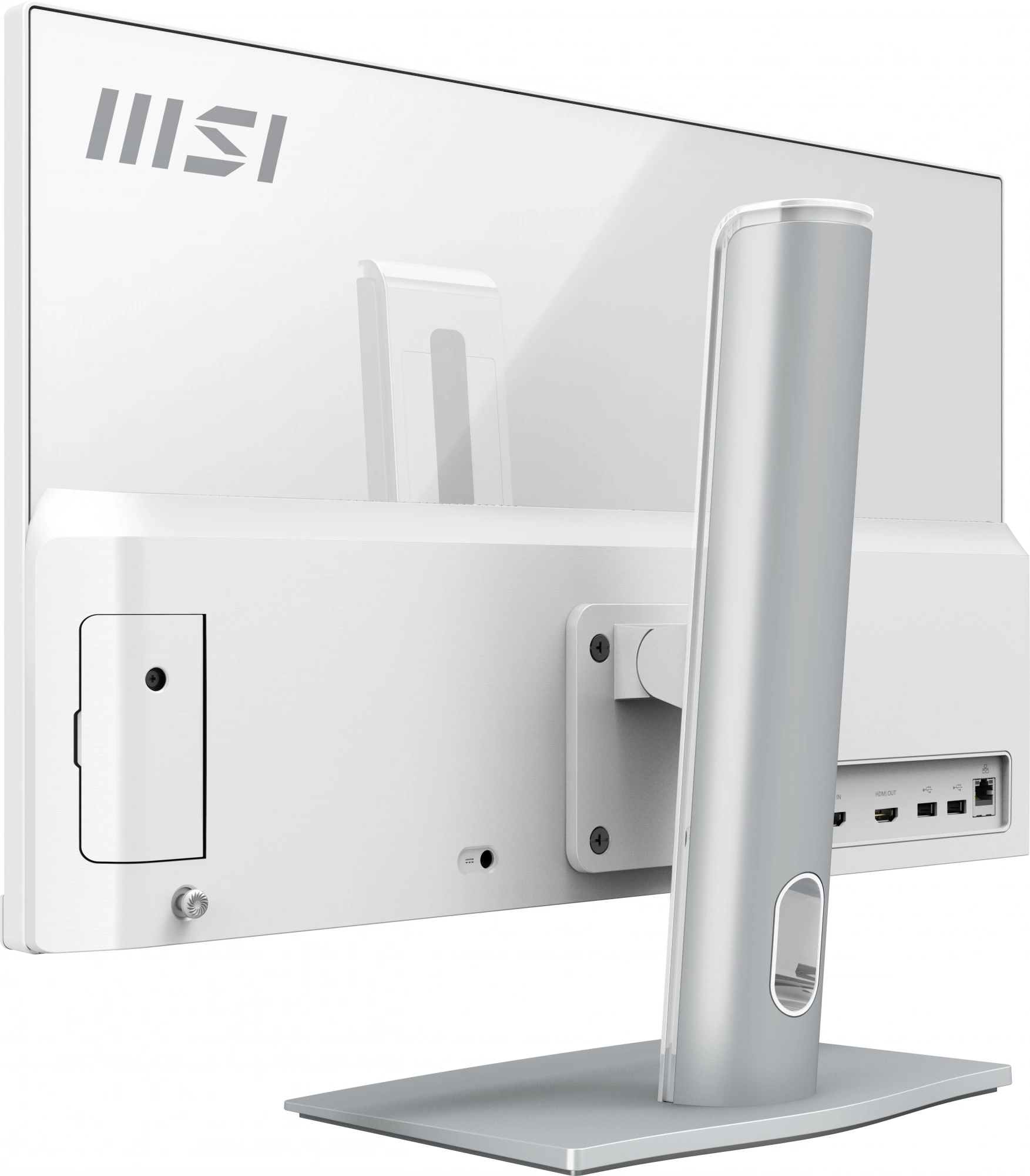 MSI Modern AM242P 1M-1023XRU [9S6-AE0722-1023] Whhite 23.8" {FHD 5 120U/16Gb/1Tb+ 256ГБ SSD/Intel Graphics/noOS}